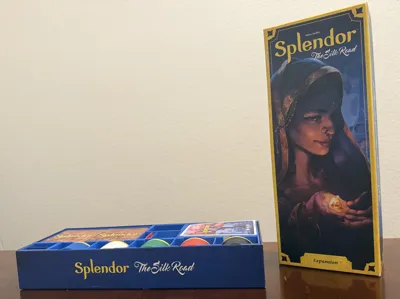Splendor Base + Sun Never Sets + Silk Road insert