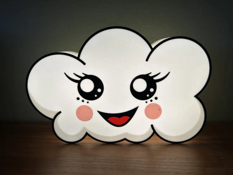 Cute cloud lightbox