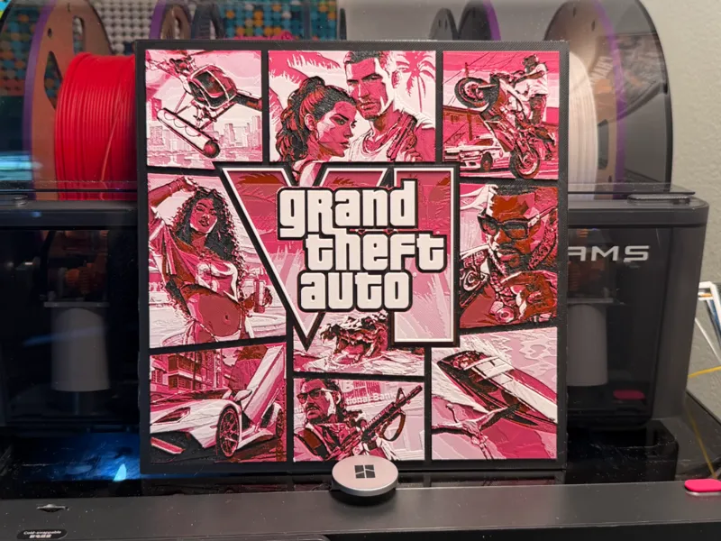GTA 6 Game Cover HueForge