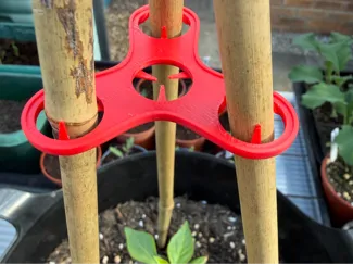 Garden Cane Pyramid Connector