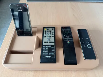 Holder for Remote Controls, Landline Phone & Mobile Phone