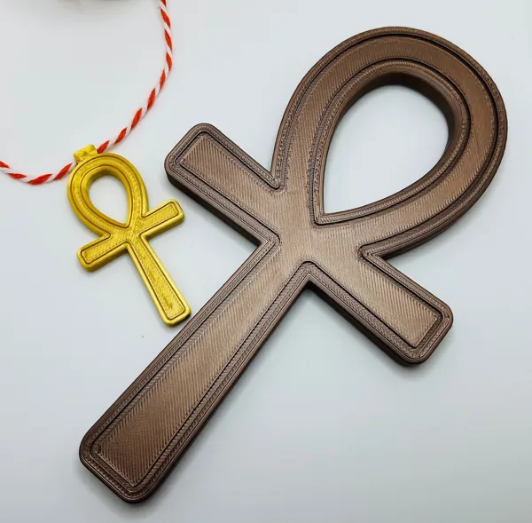 Ankh égyptien — grand format et breloque