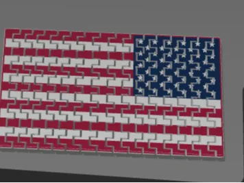 united states flag flexi