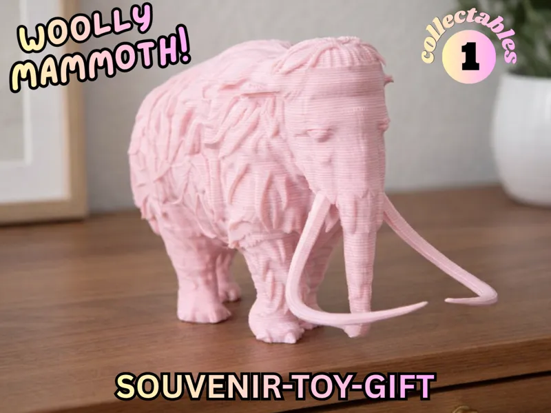 Realistic Woolly Mammoth