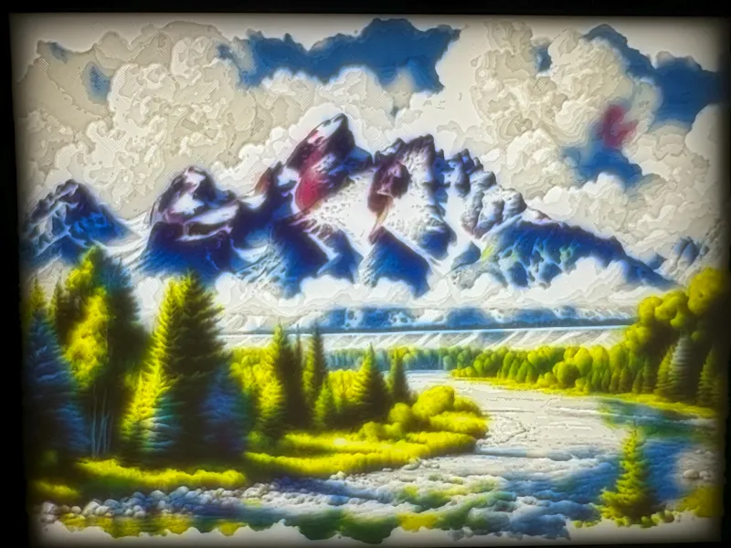Lithophane: Teton