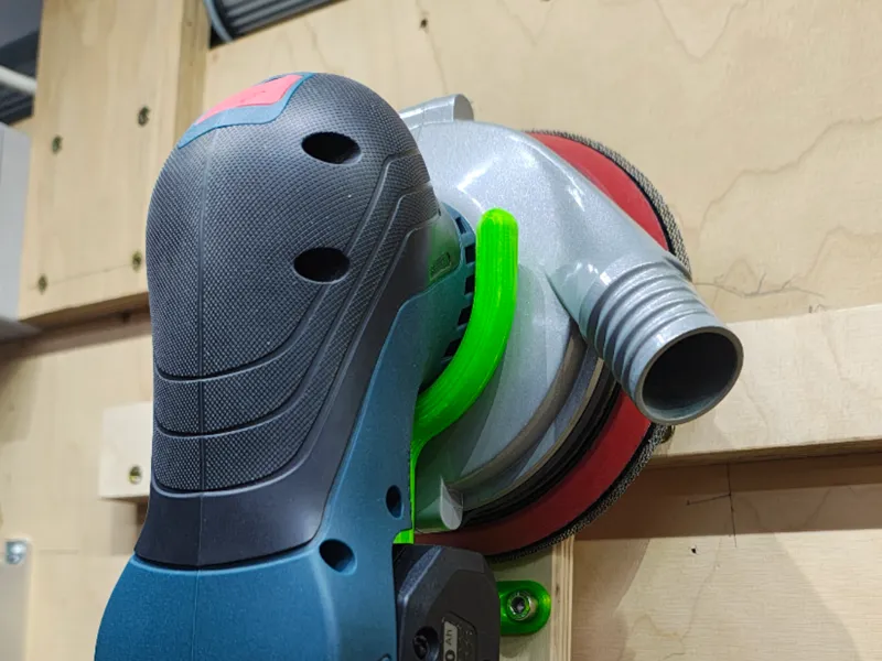 Bosch GEX 18V-125 Holder & dust extraction adapter