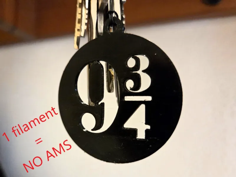 Harry Potter Platform 9¾ Keychain