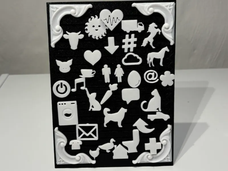 Symbol pack for Letter board.