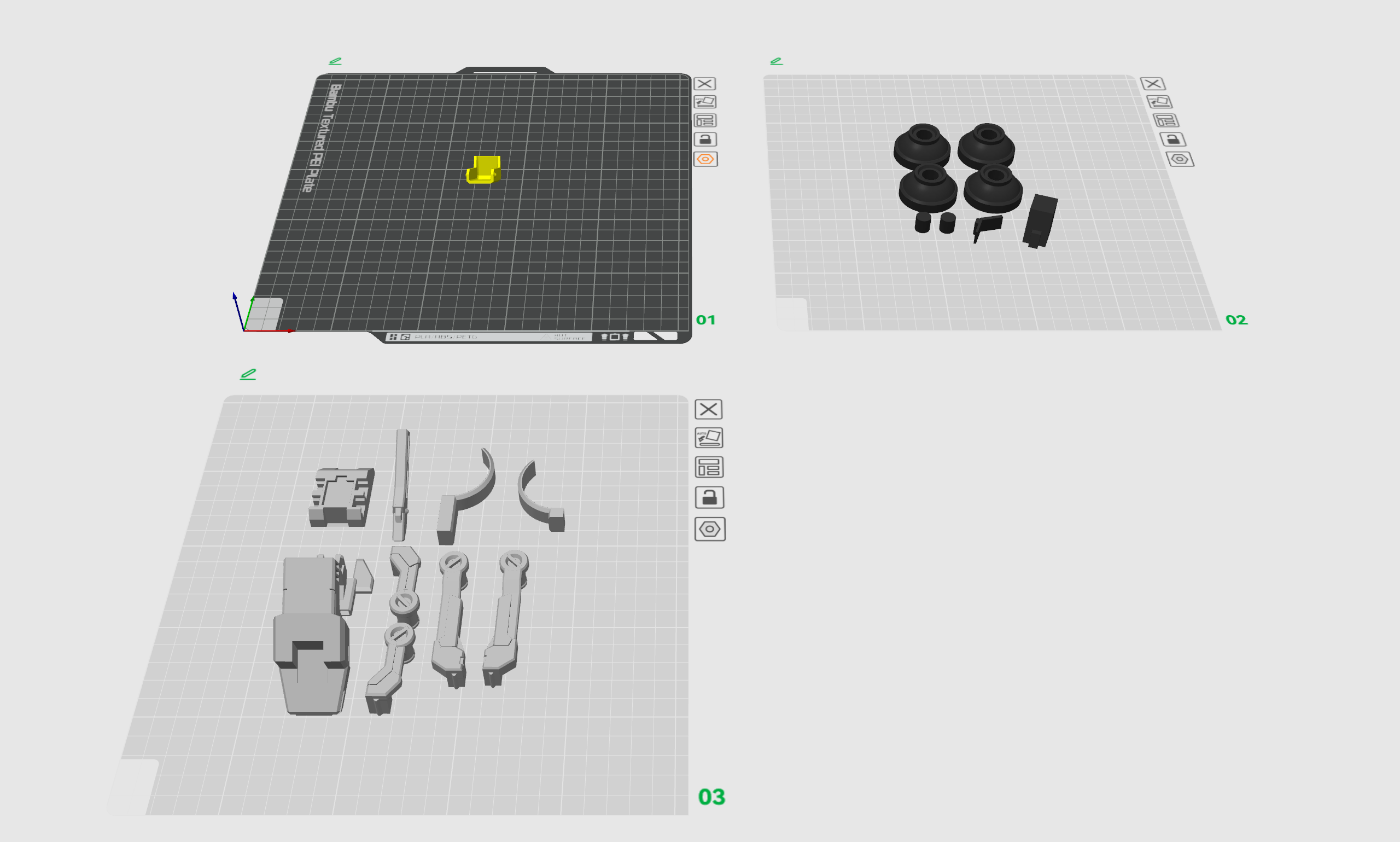 Miniatura 1 do modelo 3D 「影兔」磁轨突击摩托车 | 球形磁吸轮胎×背部脉冲机炮 | 战术机甲载具