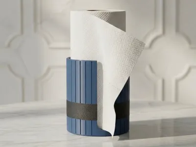 Kitchen paper roll holder