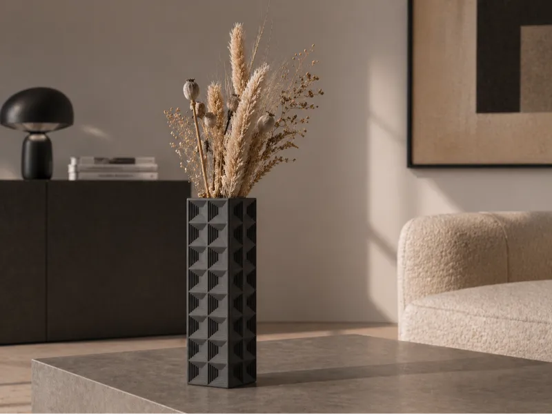 Minimal Square Stepped Vase (Parametric)