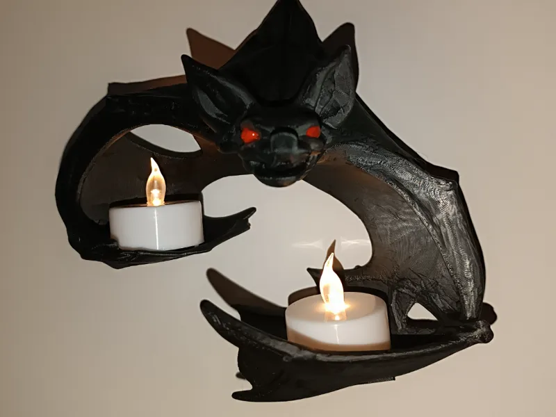 Pipistrello Porta Candele