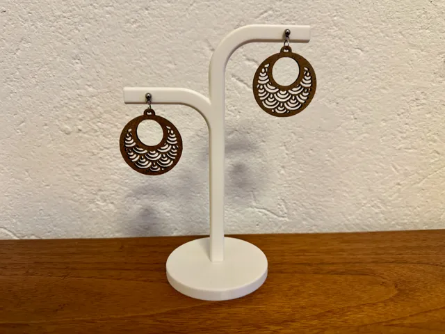 Espositore per Orecchini di Design, senza supporti