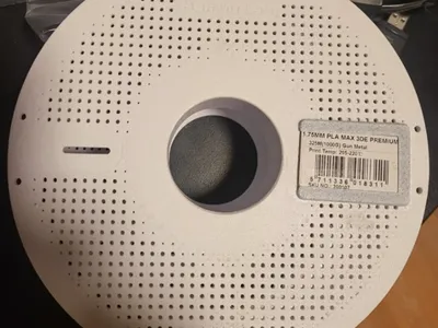 Frame for label from cardboard spools