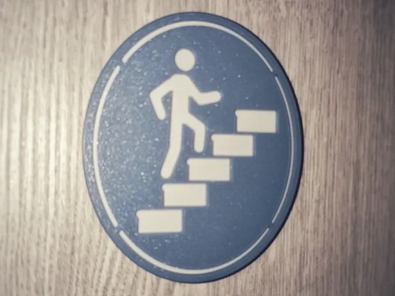 Pictogramme escalier NO AMS