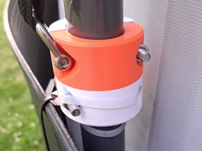 Steel Frame Pool Mount for dome + solar heating 