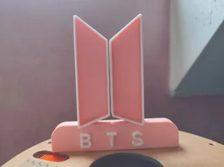 BTS logo stand