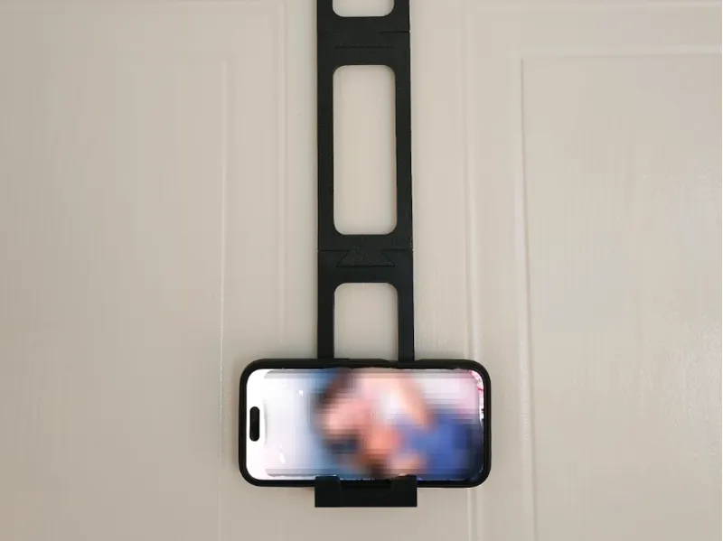 Modular Over-Door Phone Holder