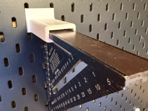 IKEA Skadis speed square holder