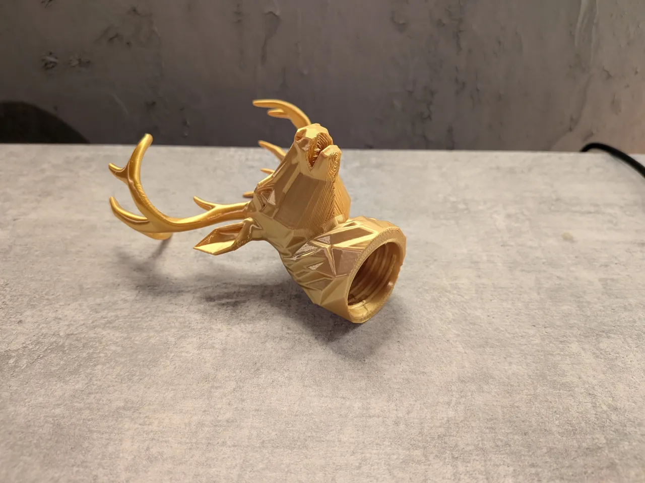 Deer Head Bottle Pourer Cap view 3