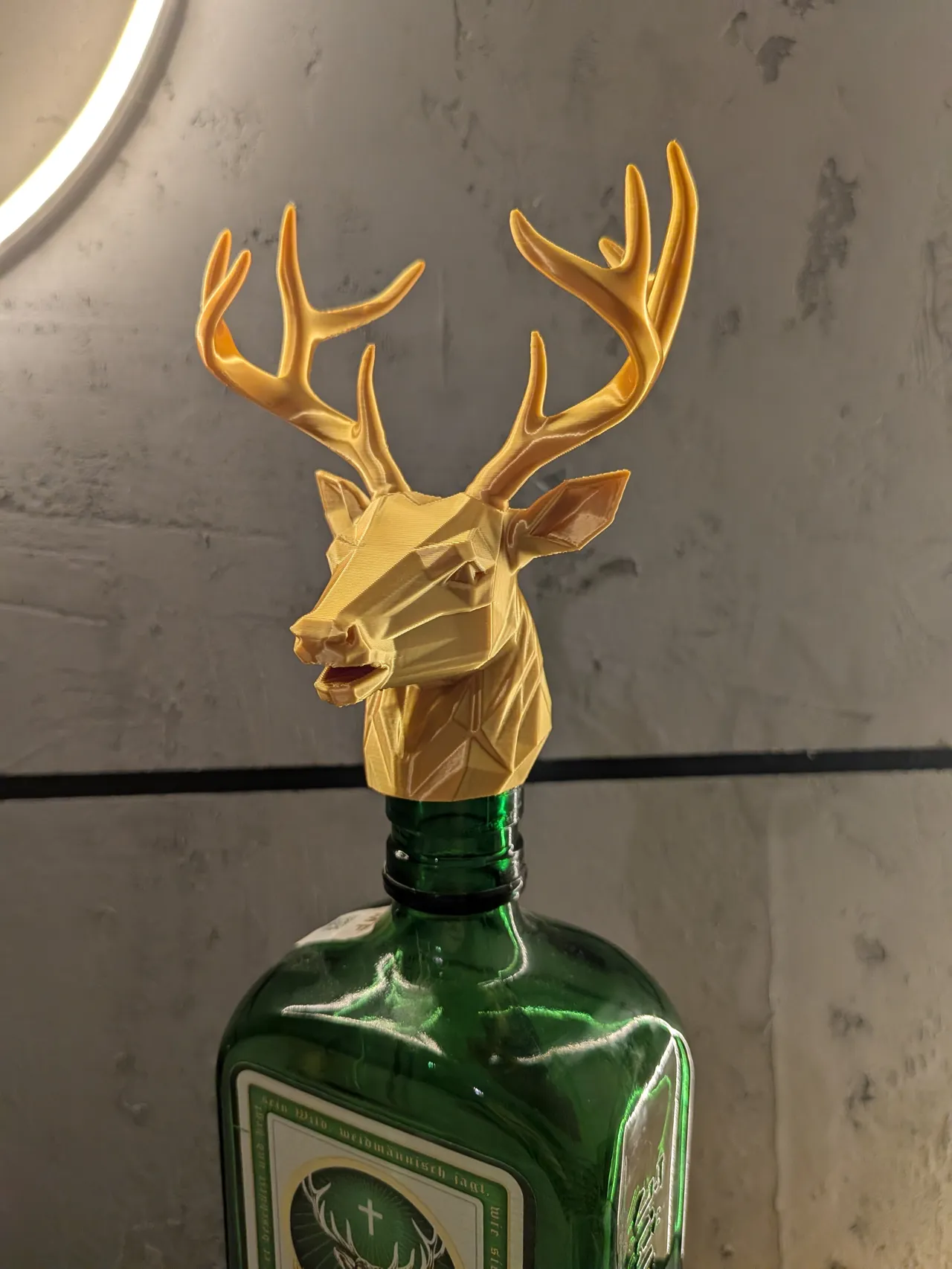 Deer Head Bottle Pourer Cap view 4