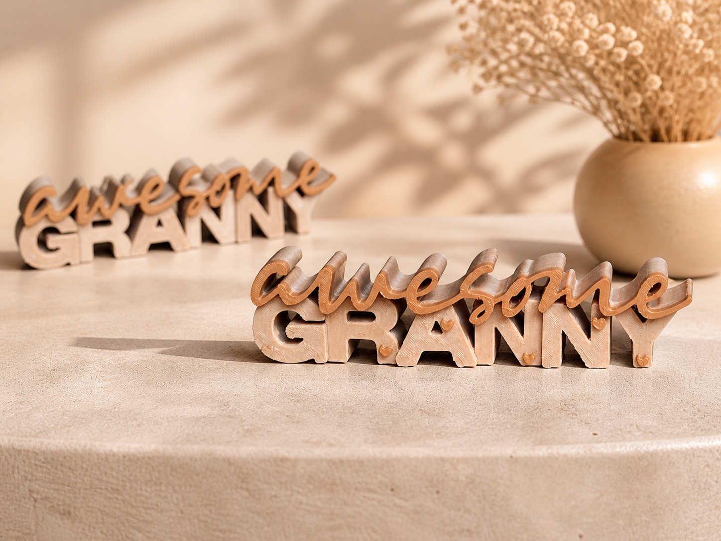 Awesome Granny – 3D Text Sign (4 Variants)