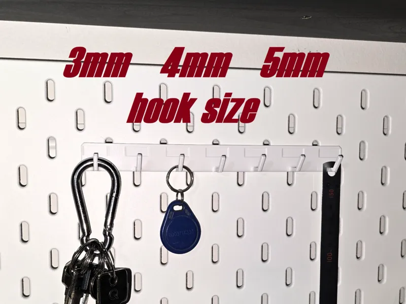 Skadis tiny hook rail