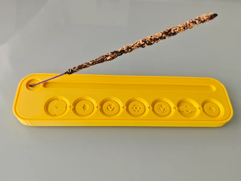 Porta incienso con los 7 chakras