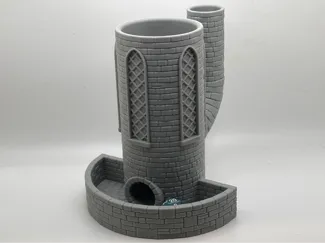 All-in-One Dice Tower and Drink Holder
