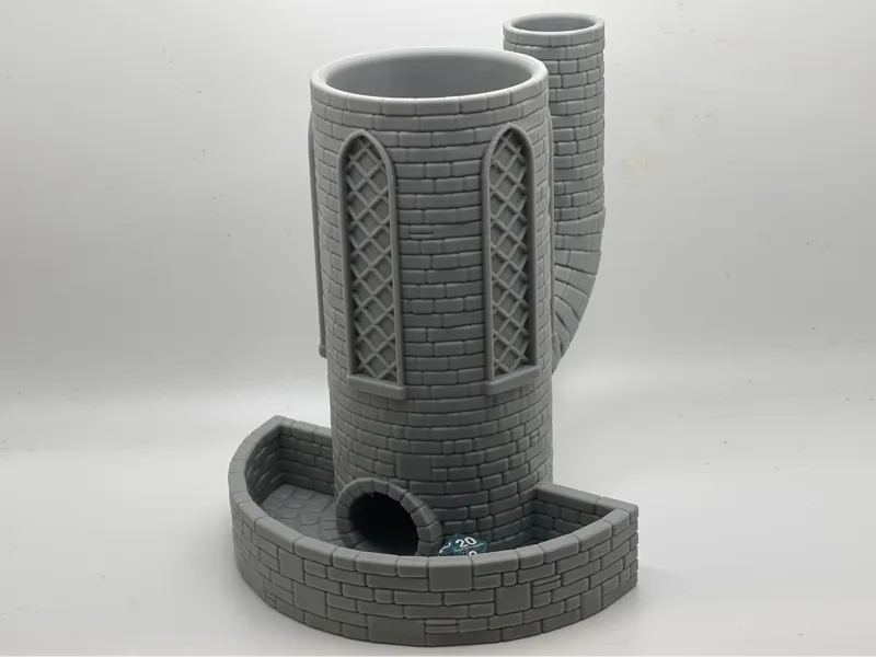 All-in-One Dice Tower and Drink Holder
