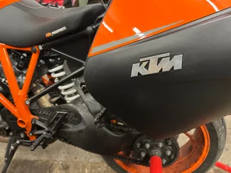 KTM logo sized for SuperDuke GT luggage