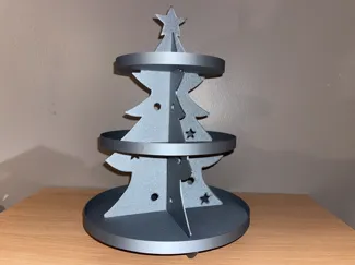Présentoir à gâteaux de noël
