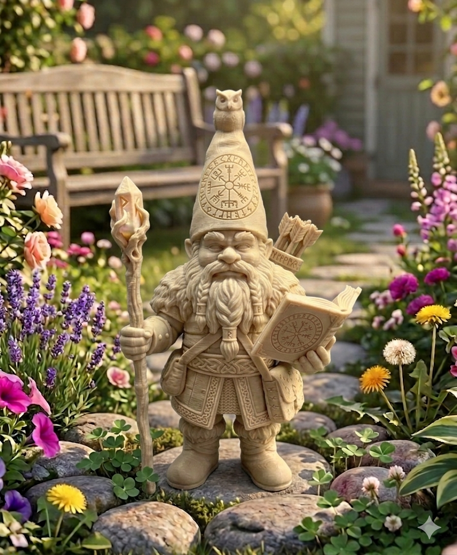 Miniatura 2 do modelo 3D Wizard Dwarf / Gnome