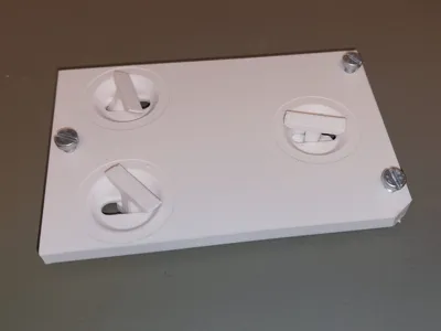 Einhell charger mount for Ikea Skadis (strong)