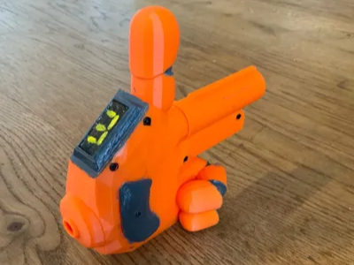 Grabpack Orange Flare Hand