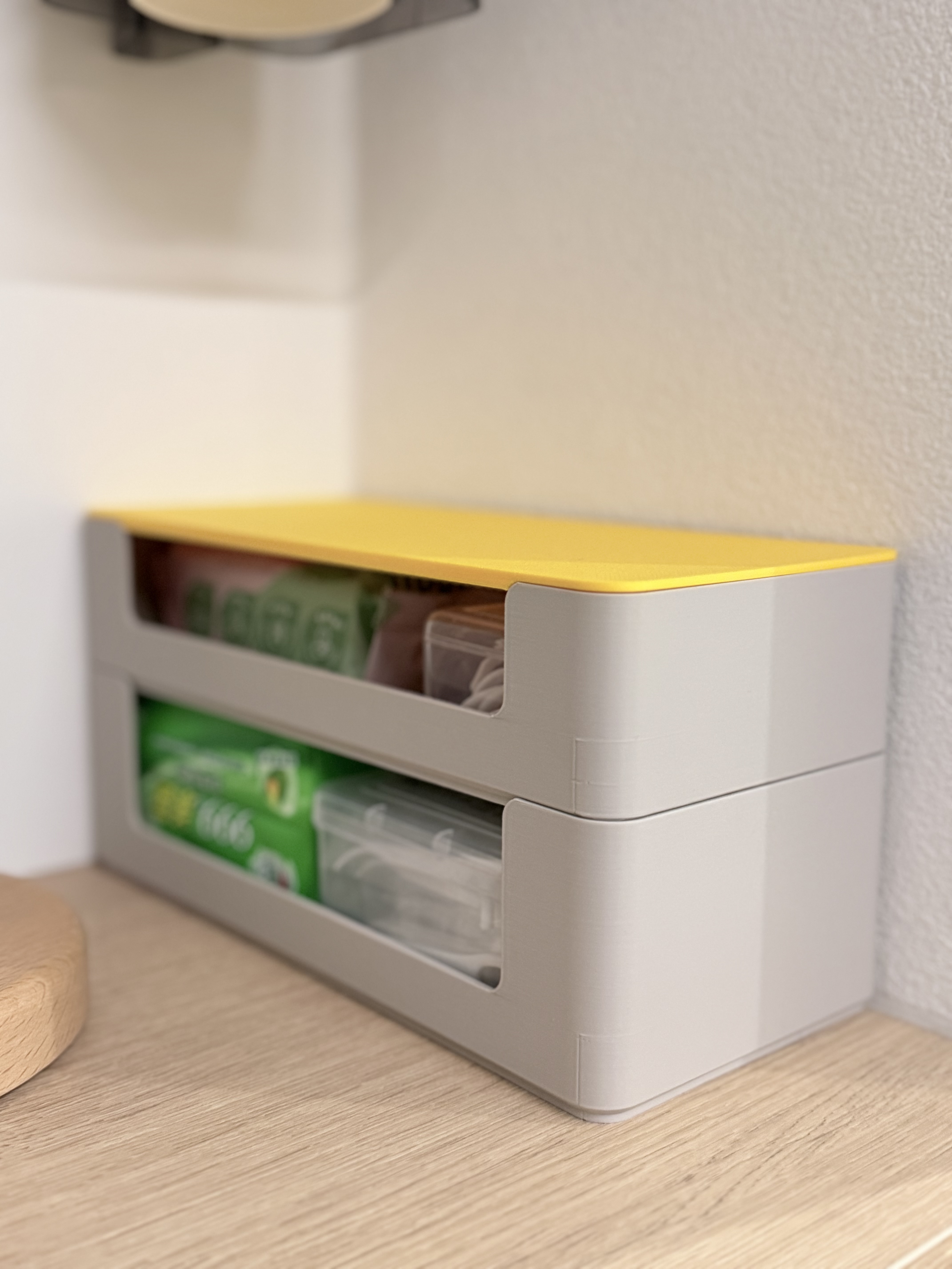 Miniatura 3 do modelo 3D 可堆叠收纳盒