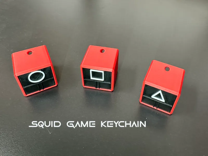 Squid Game Cubo Portachiavi