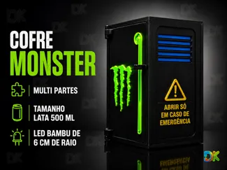 Cofre Monster Energy 500ML