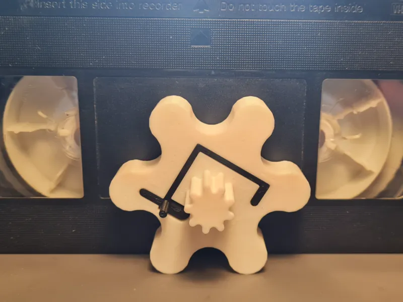 Manual VHS Winder and Clutch (integrated storage)