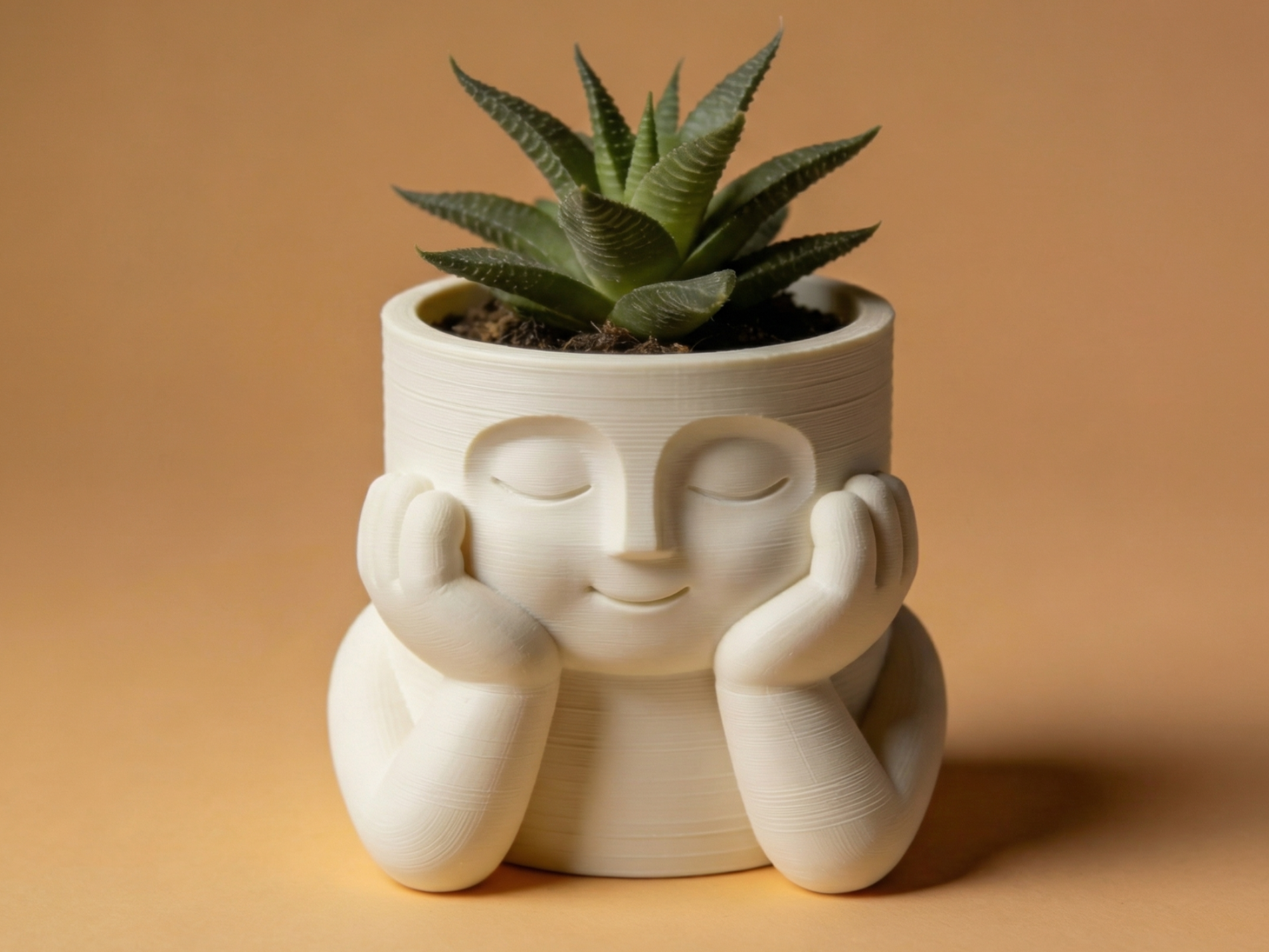 表情包花盆 | 收纳笔筒