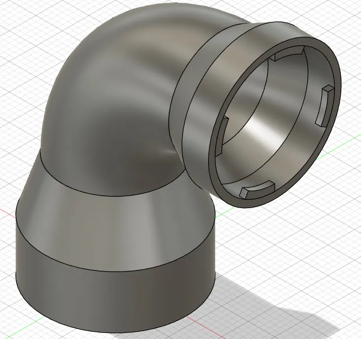 Skill Band Saw Hose Adapter with Twist Lock