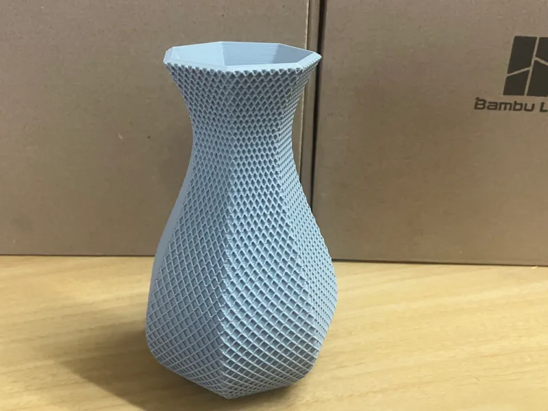 Vase, for printed flowers
