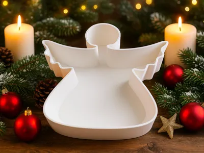 Christmas Angel Bowl