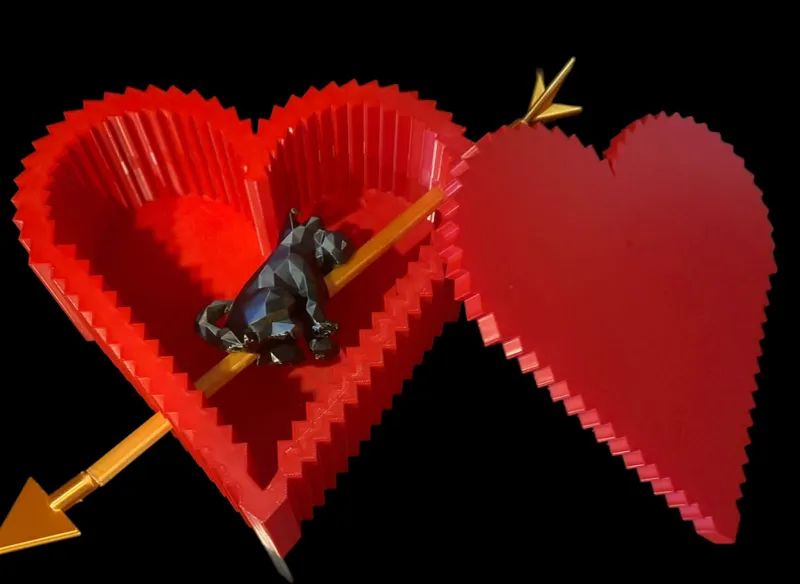 Dog heart san valentin