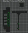 PETG for main part, PLA for support interface