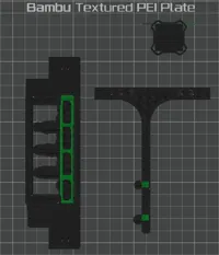 PETG for main part, PLA for support interface
