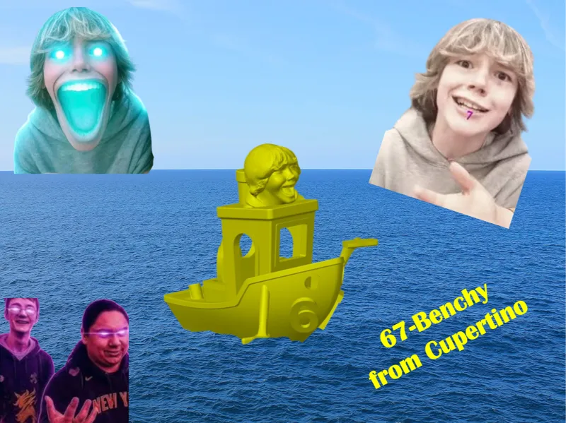 The 67 Benchy from Cupertino - A benchy with Mason