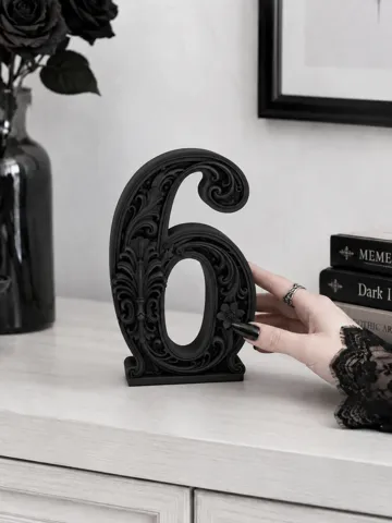 Estante o repisa: Goth Baroque Number 6 gothic Decor — vista de referencia 2