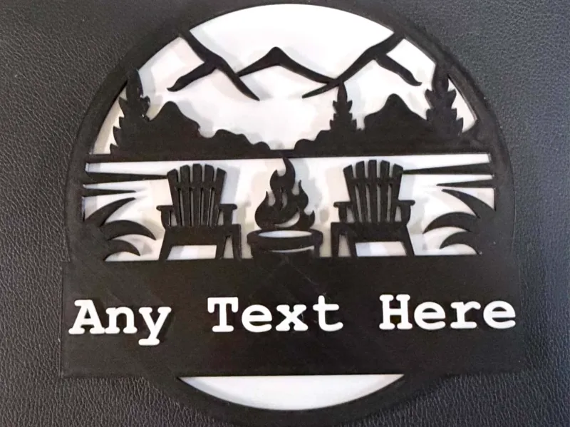 Personalized Outdoors/Camping Sign
