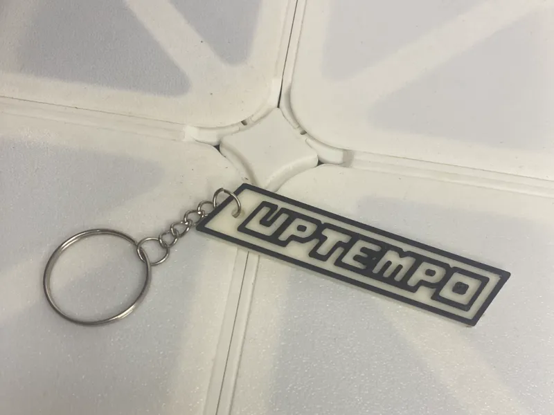 Uptempo hardcore keychain